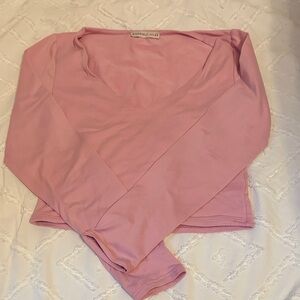 Sincerely Jules long sleeve V cut top